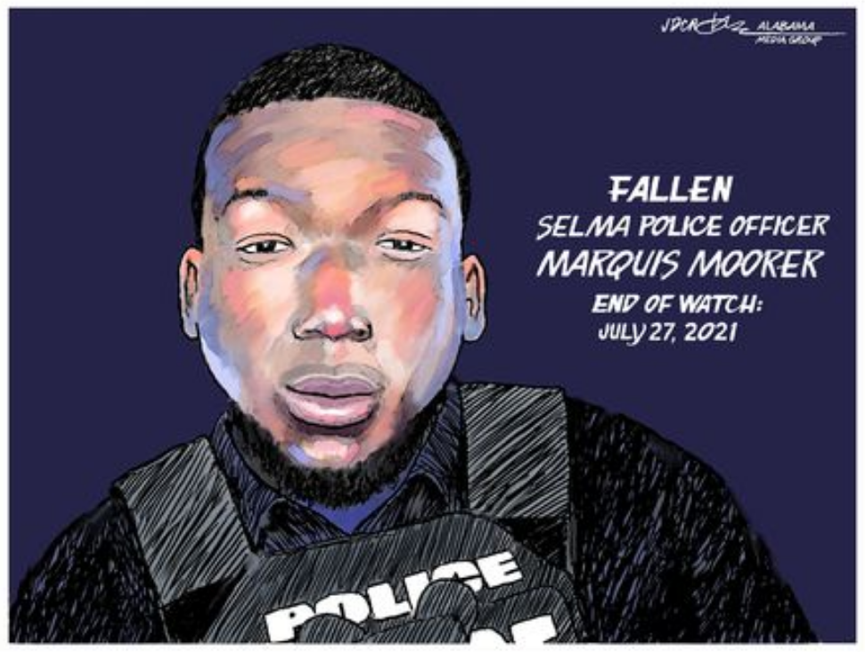 Marquis Moorer: Tribute to slain Selma police officer